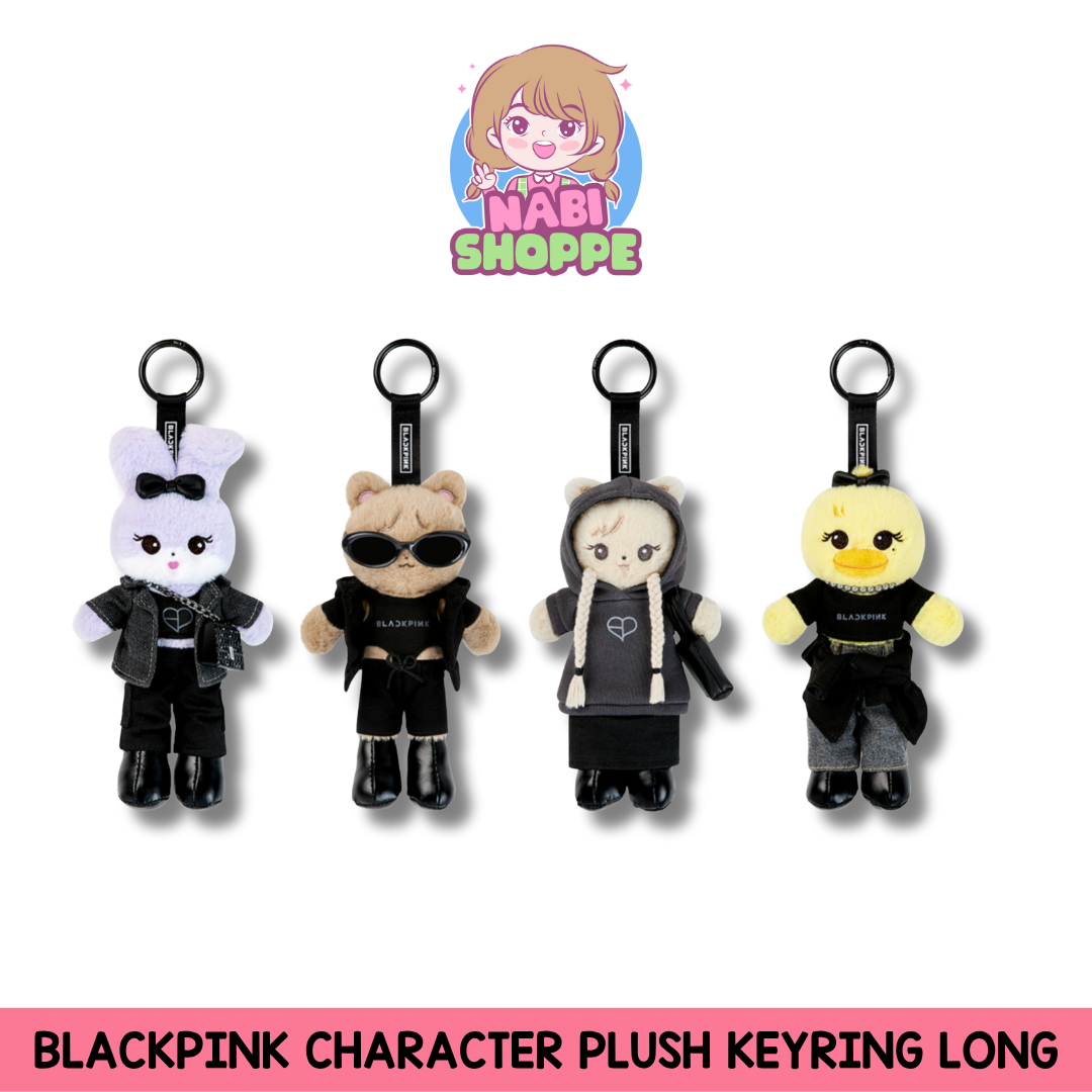 [ON HAND] BLACKPINK CHARACTER PLUSH KERYING - LONG