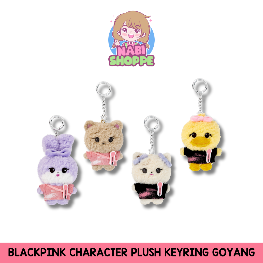 [ON HAND] BLACKPINK CHARACTER PLUSH KEYRING GOYANG