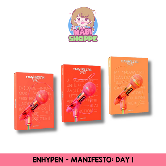 [ON HAND] ENHYPEN's 3rd Mini Album “MANIFESTO : DAY 1” [REGULAR ver.]