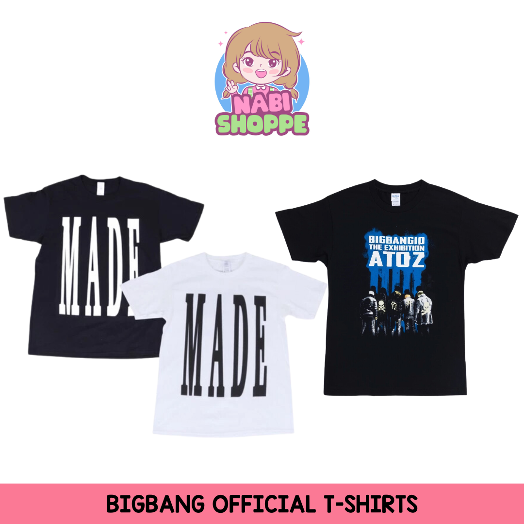 [ON HAND] BIGBANG OFFICIAL T-SHIRTS - [ATOZ] and [0TO10 MADE]