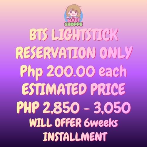 [RESERVATION ONLY] BTS OFFICIAL LIGHTSTICK