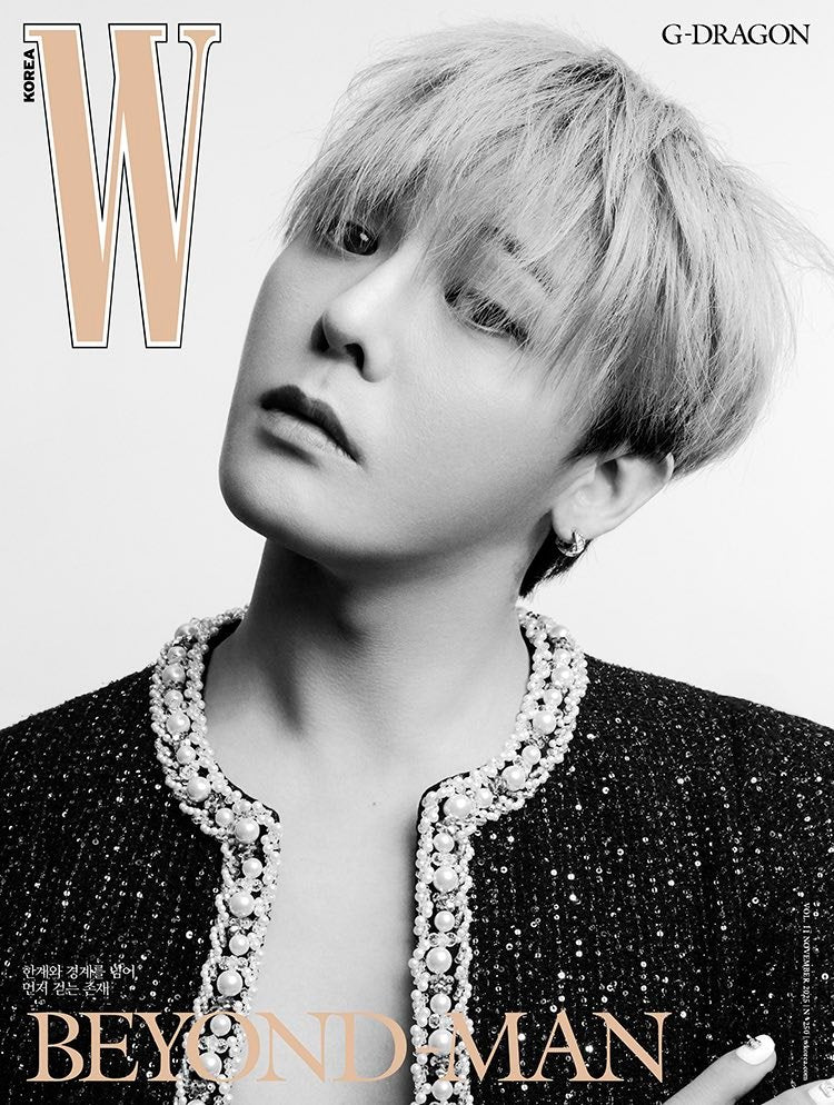 [PRE ORDER] W KOREA G-DRAGON COVER NOVEMBER ISSUE
