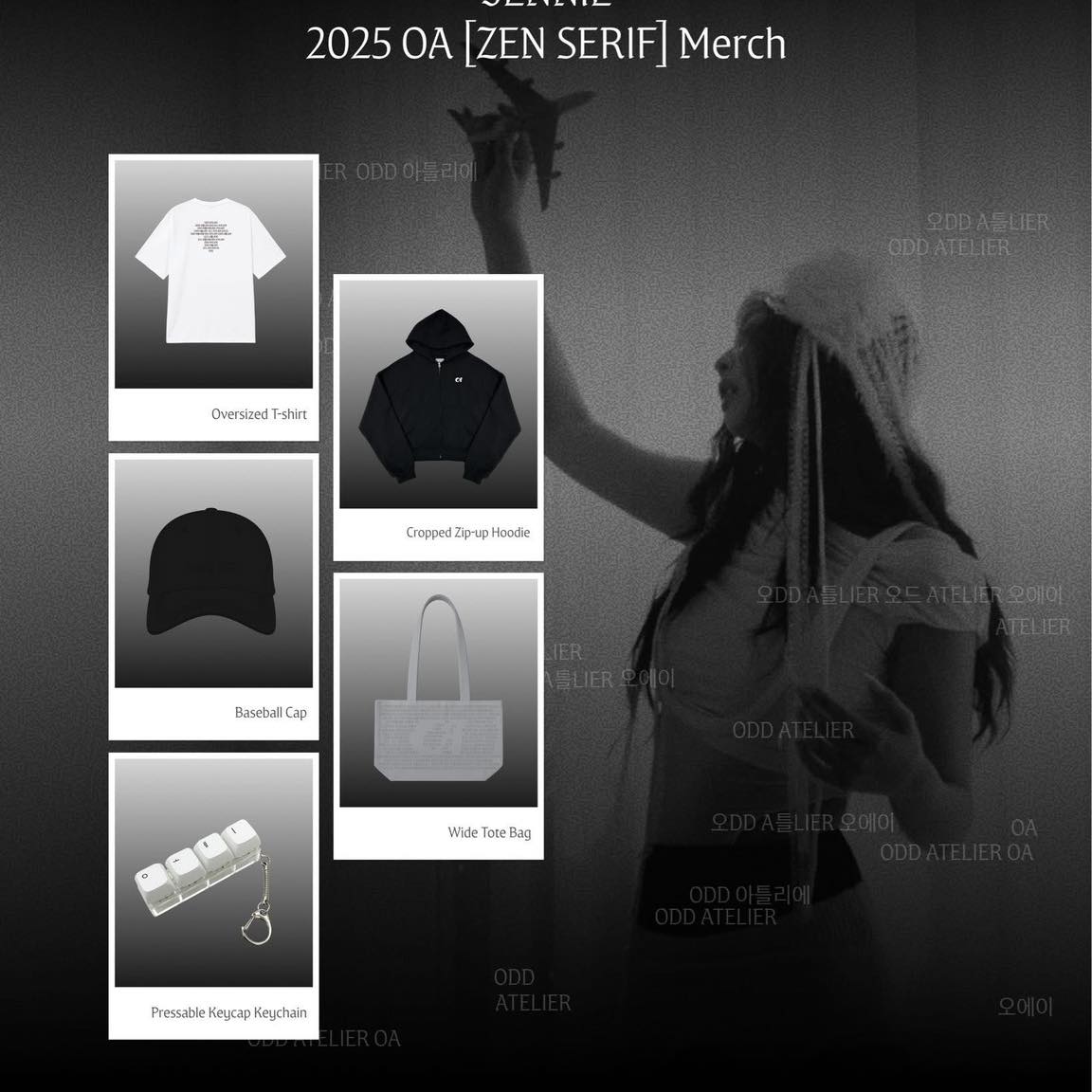 [PRE ORDER] JENNIE 2025 OA [ZEN SERIF] MERCH