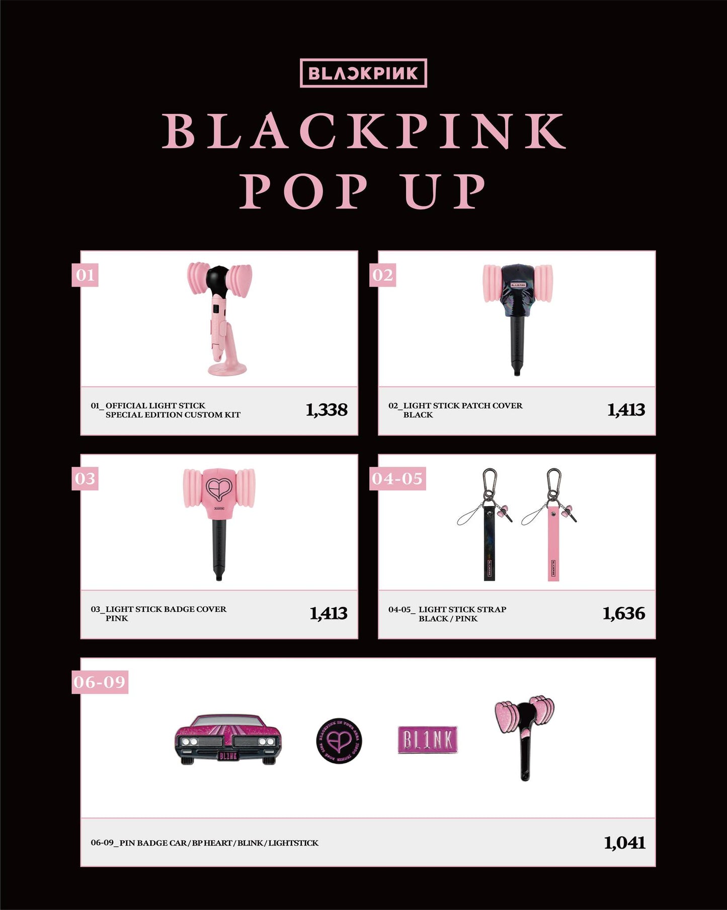 [PASABUY] BLACKPINK DEADLINE WORLD TOUR OFFICIAL POP-UP STORE [MOA]