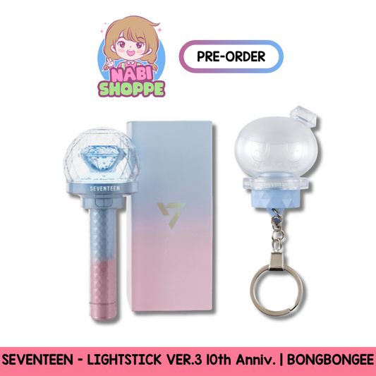 [PRE ORDER] SEVENTEEN - OFFICIAL LIGHTSTICK VER.3 10th Anniv. | BONGBONGEE