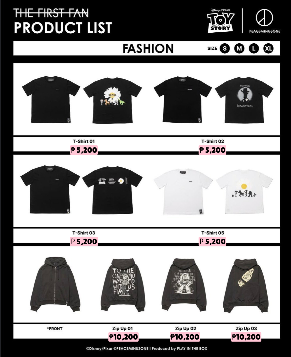 [PRE ORDER] - PEACEMINUSONE x TOYSTORY [THE FIRST FAN]