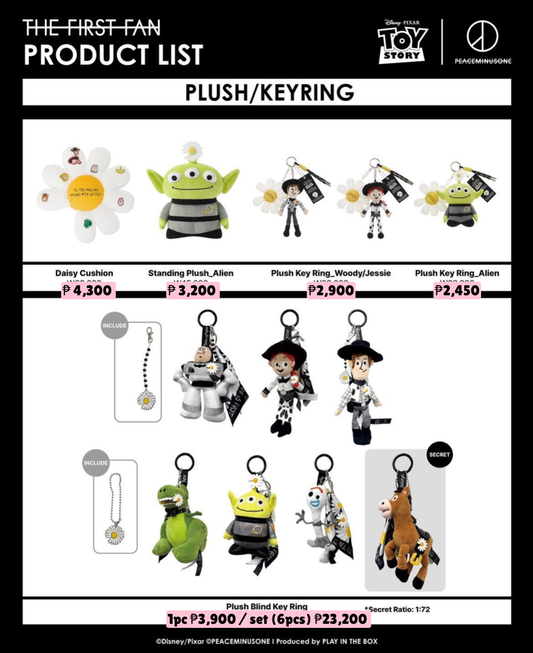 [PRE ORDER] - PEACEMINUSONE x TOYSTORY [THE FIRST FAN]