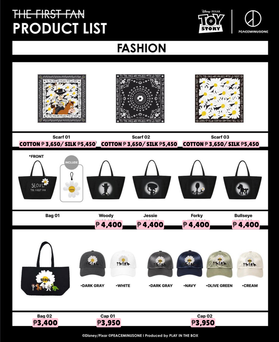 [PRE ORDER] - PEACEMINUSONE x TOYSTORY [THE FIRST FAN]