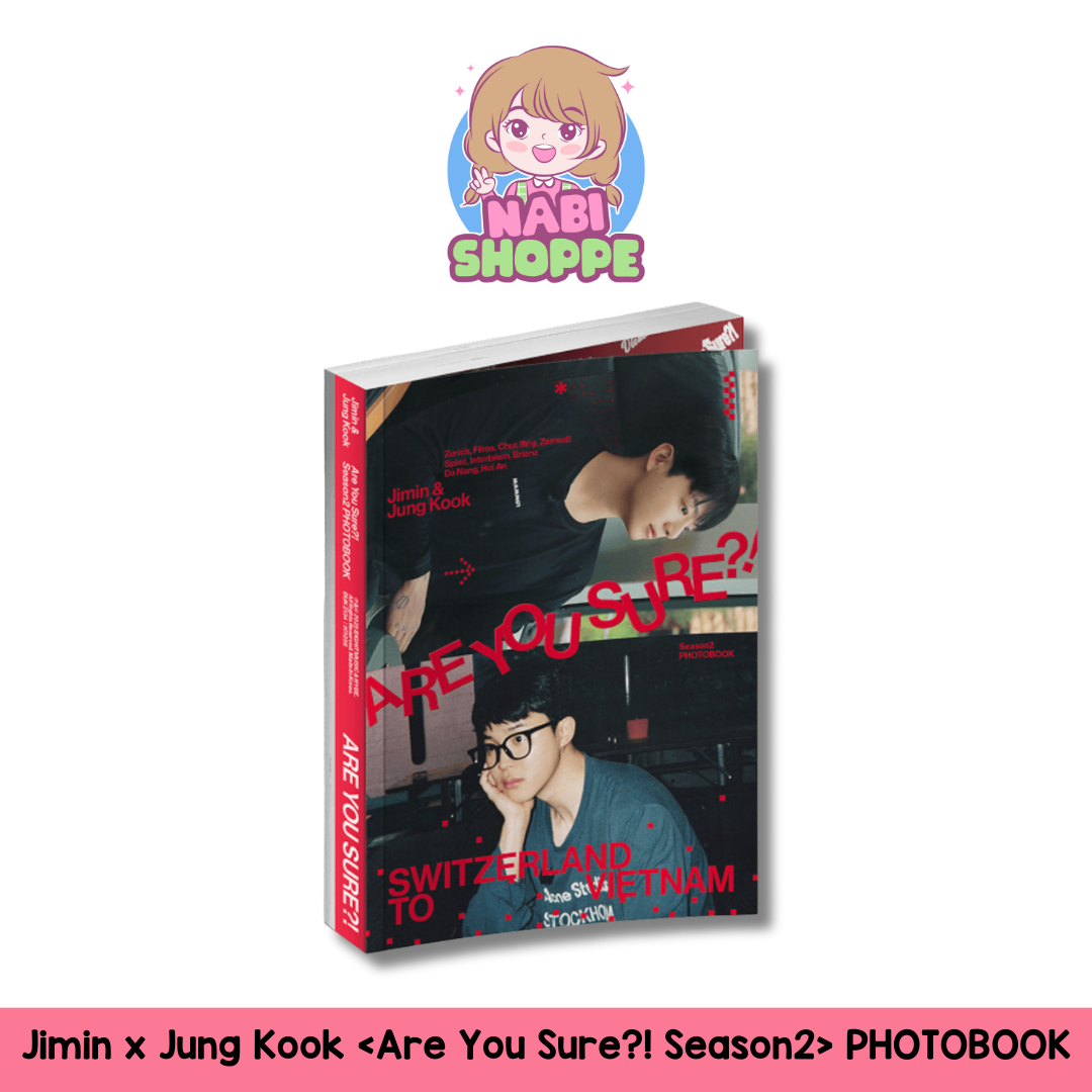 [PRE ORDER] Jimin x Jung Kook <Are You Sure?! Season2> PHOTOBOOK