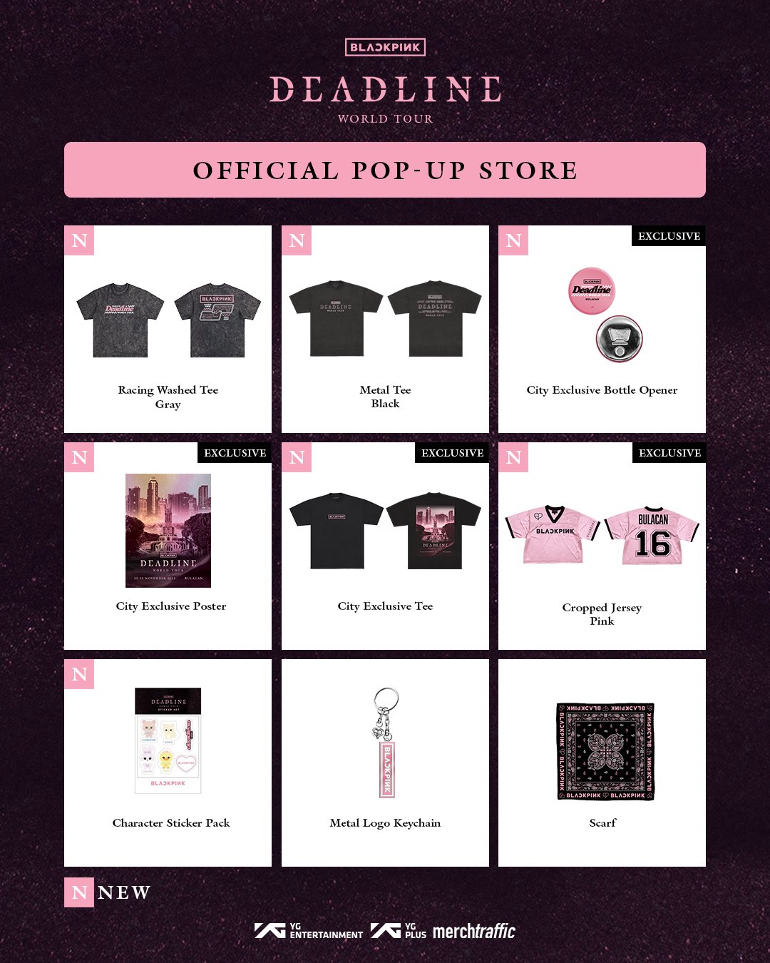 [PASABUY] BLACKPINK DEADLINE WORLD TOUR OFFICIAL POP-UP STORE [TRINOMA]