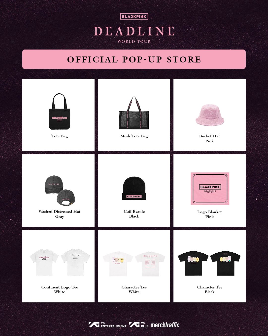 [PASABUY] BLACKPINK DEADLINE WORLD TOUR OFFICIAL POP-UP STORE [TRINOMA]