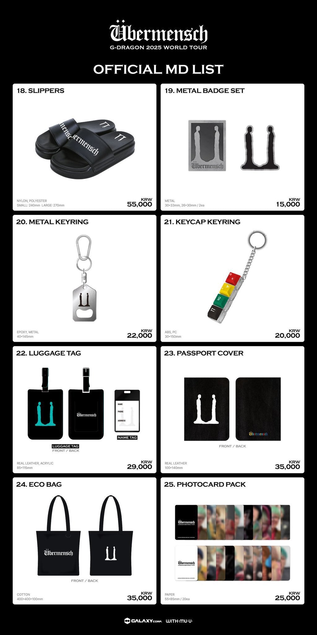 [PRE ORDER] G-DRAGON MD PRE-SALES