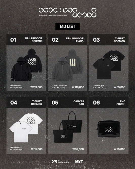 [PRE ORDER] PREQUEL EXHIBITION | COSMOS BIGBANG 20TH ANNIVERSARY MEDIA EXHIBITION IN SEOUL
