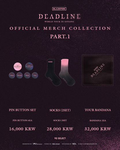 [ON HAND] BLACKPINK - DEADLINE OFFICIAL MERCH COLLECTION