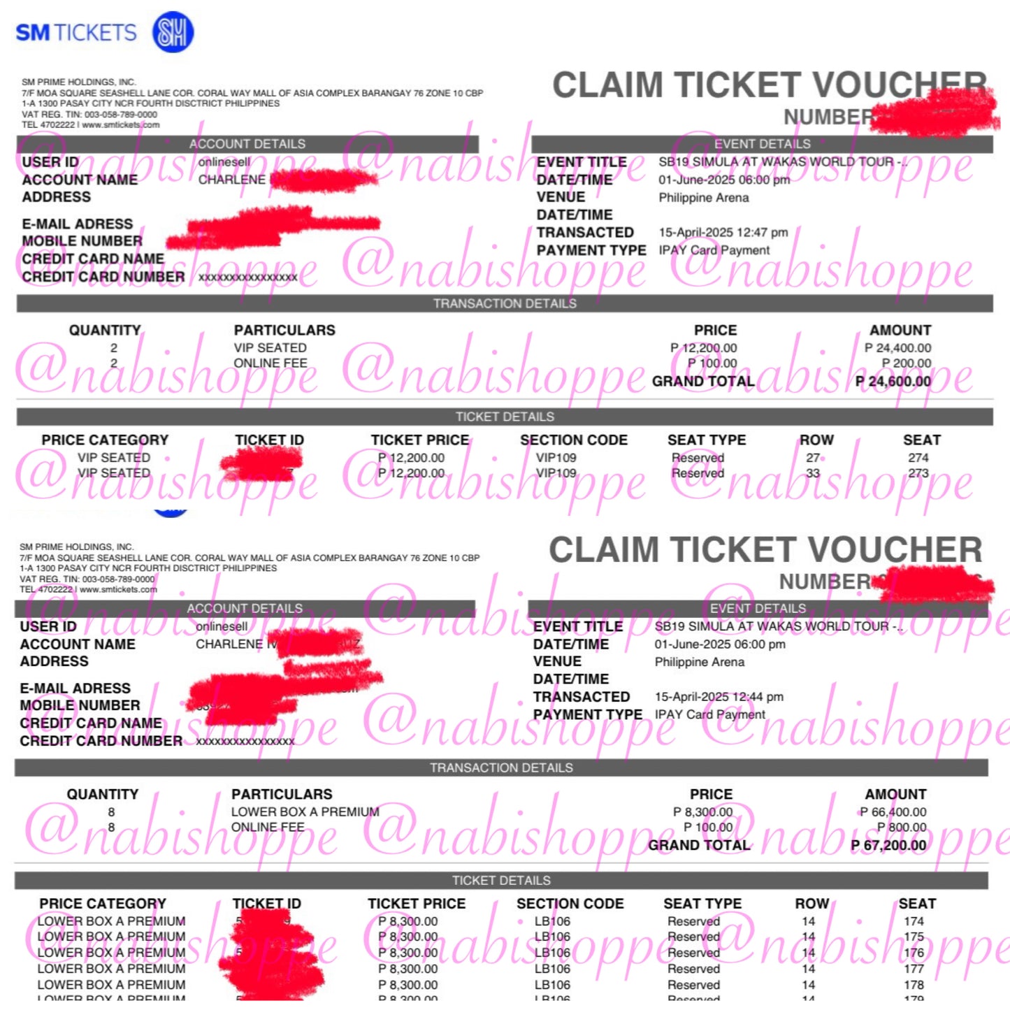 [ON HAND] [TICKET]SIMULA AT WAKAS WORLD TOUR - JUN 01 in BULACAN