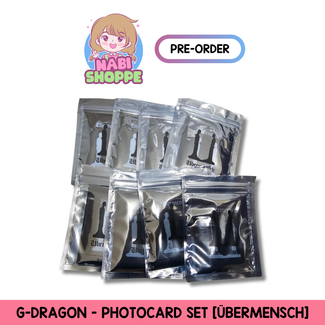 PRE ORDER  - PHOTOCARD SET - GDRAGON_ÜBERMENSCH