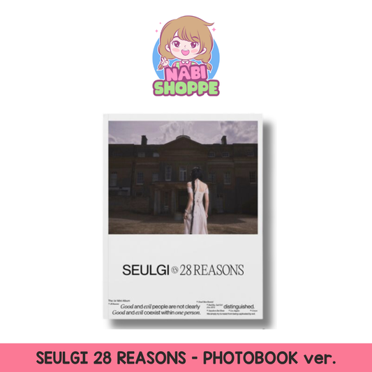 [ON HAND] RED VELVET - SEULGI - 28 REASONS [PHOTOBOOK]