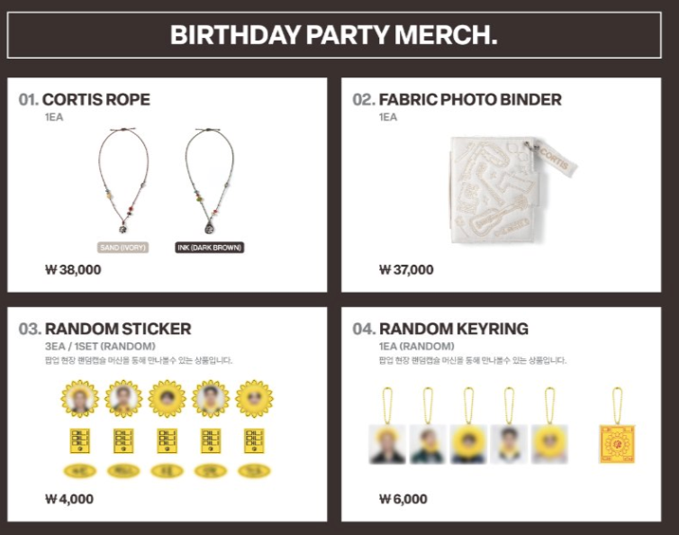 [PRE ORDER] 2026 CORTIS TOUR <PUT YOUR PHONE DOWN> BIRTHDAY PART POP-UP